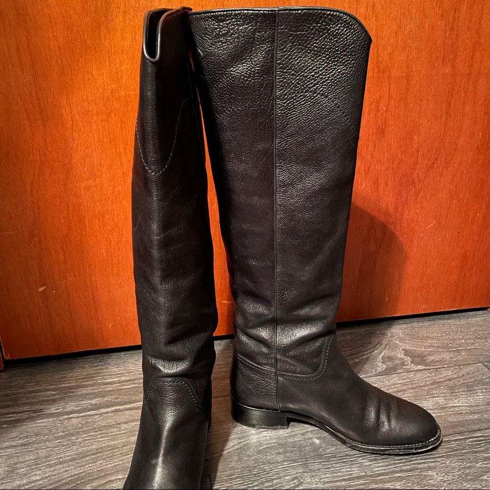 Chanel CC Black Riding High Boots size 39 - Picture 6 of 16